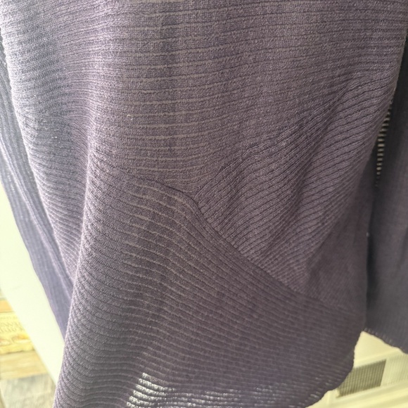 NWT EILEEN FISHER Wool Pointelle Cardigan L - Picture 7 of 7